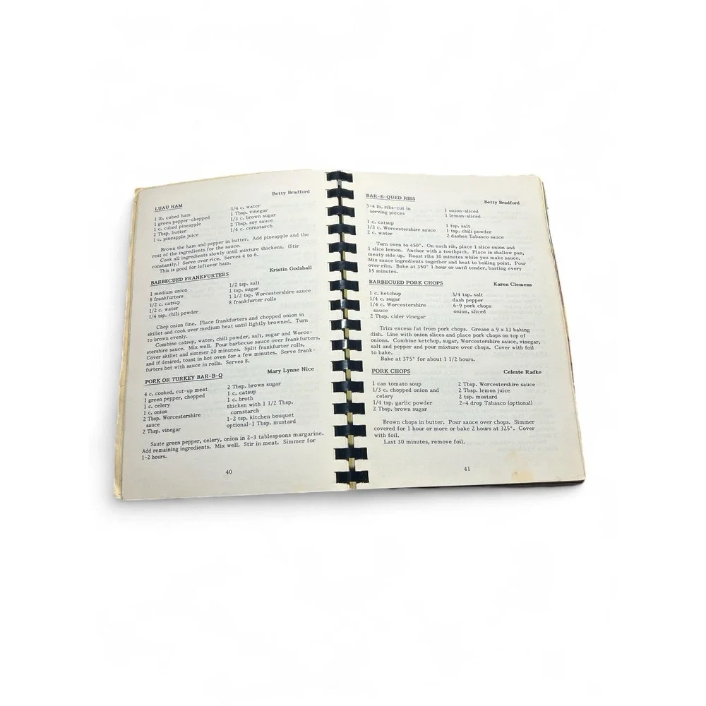Susie's Cook Book 1970s PA Dutch Family Recipes Clemens Hatfield Packing History